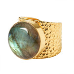 Labradorite 'Earth' Ring
