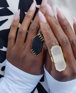 'Inner Strength' Gemstone Gold Cocktail Ring