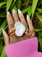 YYL LUXE 'Strength' Gold Vermeil Ring