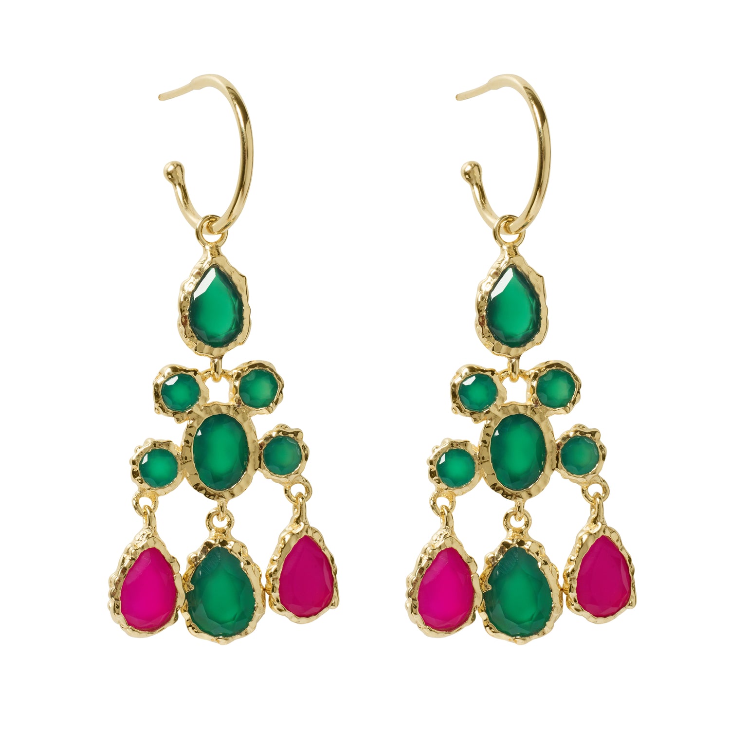 Nefretiti Gemstone Earrings