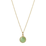 'New Life' Apple Green Gold Vermeil Necklace