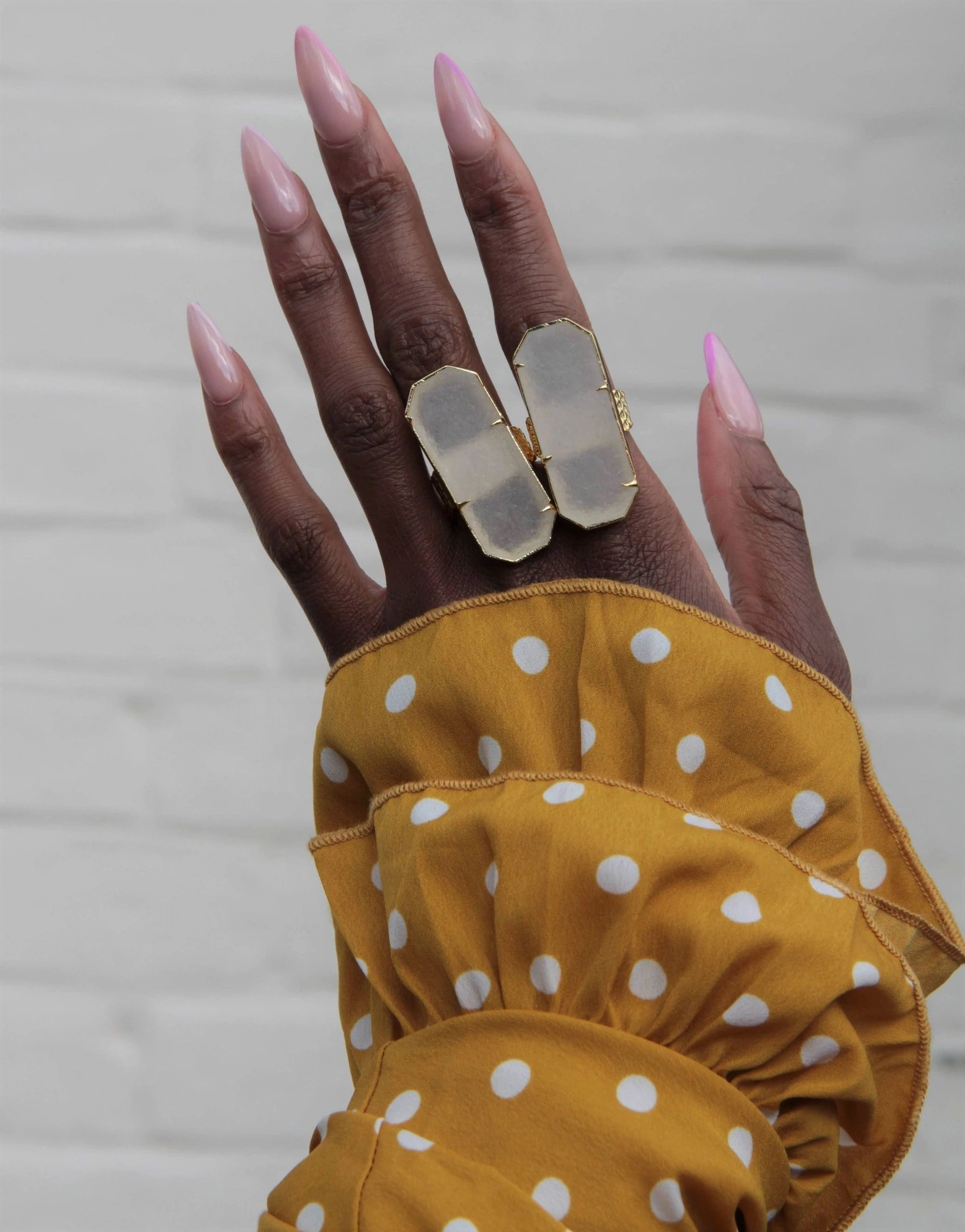 'Inner Strength' Gemstone Gold Cocktail Ring
