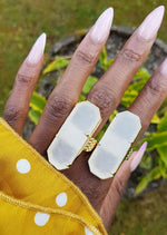 'Inner Strength' Gemstone Gold Cocktail Ring