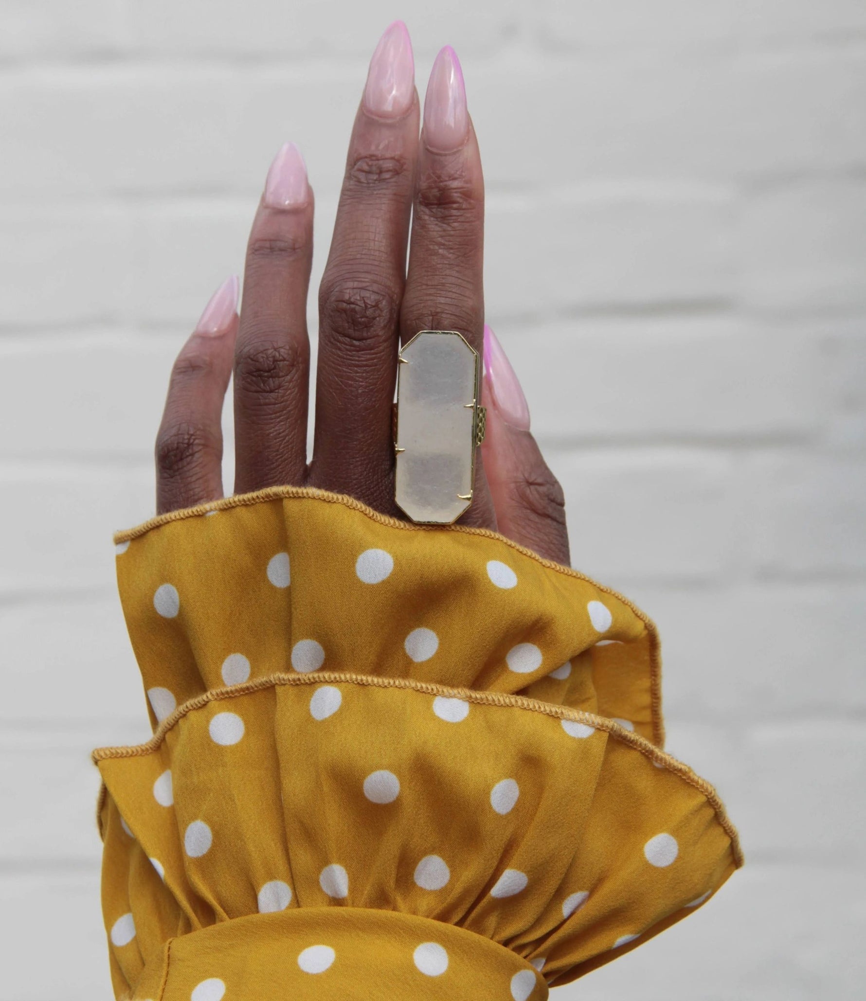 'Inner Strength' Gemstone Gold Cocktail Ring