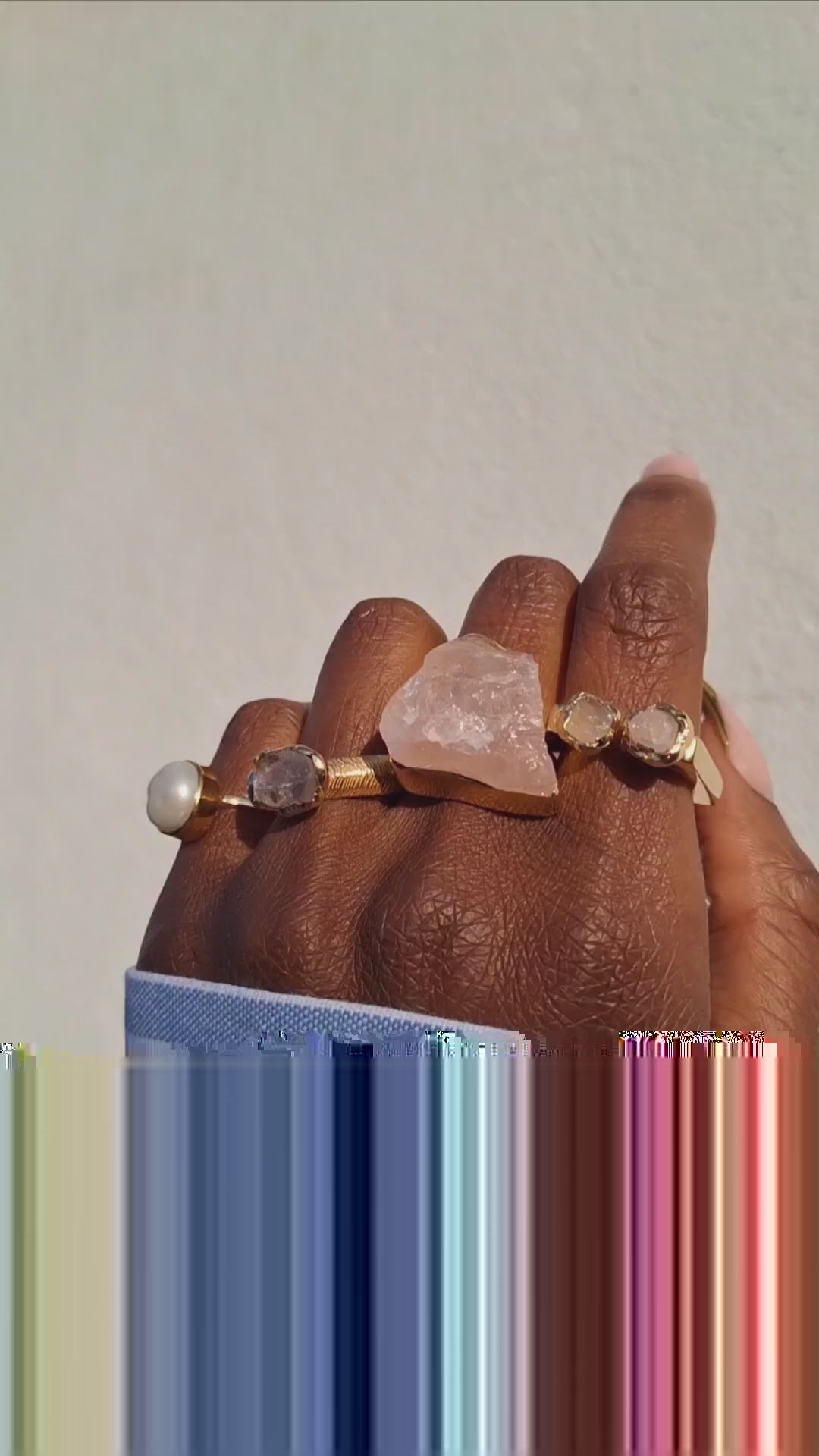 Quiet Luxury Adjustable Pearl Gold Ring