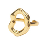 YYL LUXE 'Open Wide' Gold Vermeil Ring