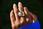 Labradorite 'Earth' Ring