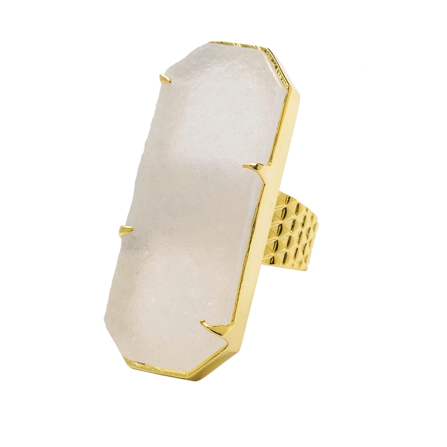 'Inner Strength' Gemstone Gold Cocktail Ring