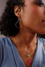 'New Life' Apple Green Gold Vermeil Necklace